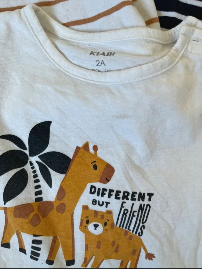Lot teeshirt bébé 2 ans - photo numéro 2