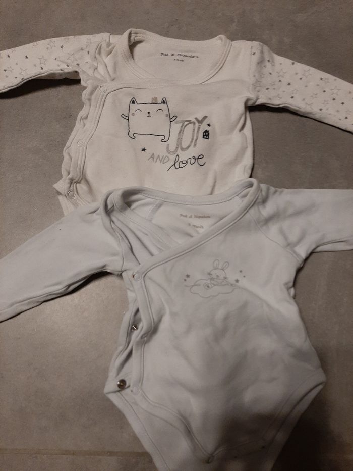 Lot pyjamas bodies 3 mois hiver - photo numéro 6