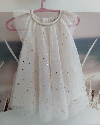 Jolie robe en tulle avec sequins étoiles TAO taille 12 mois