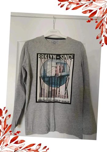 Tee-shirt manches longues 16 ans Rivaldi
