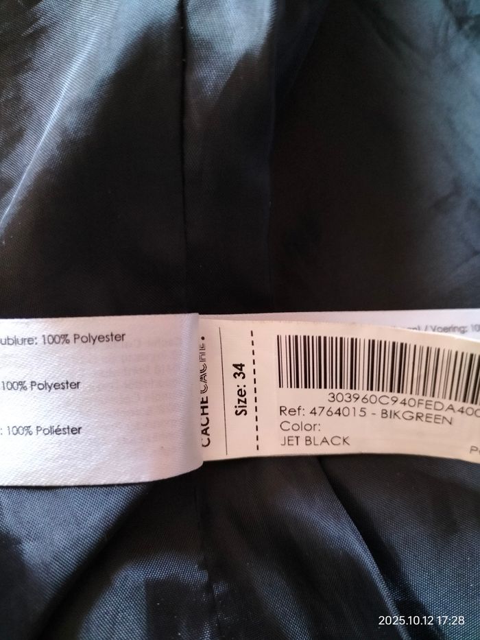 Veste simili cuir noir - photo numéro 8