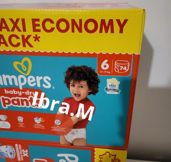 Couches pampers pants taille 6 - photo numéro 2