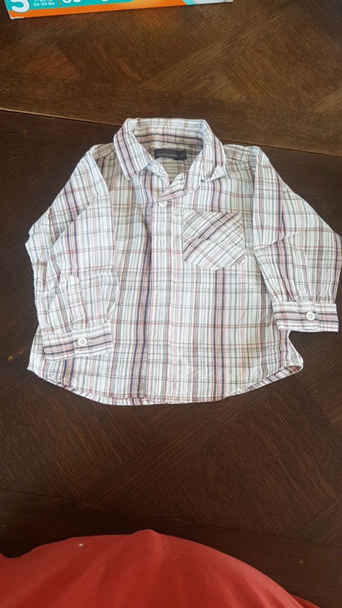 Chemise 12m manches longues