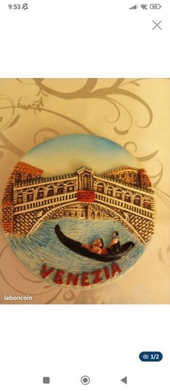 Assiette murale "Venezia"