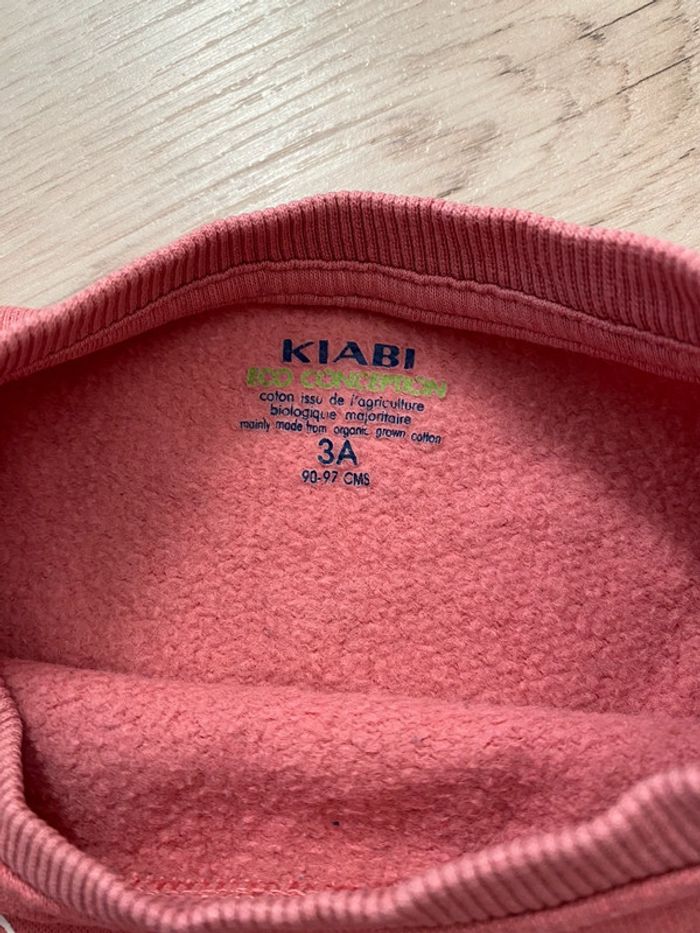 Sweat rose pomme 3 ans - photo numéro 3