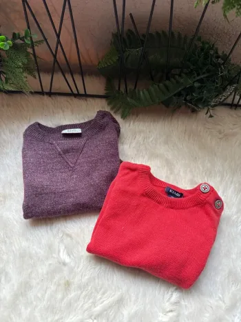 Lot de 2 pull garçon - 3 mois - TBE