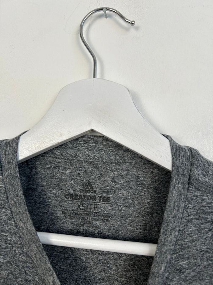 T-shirt Homme Adidas Gris | Taille XS | Très Bon État | #TM80 - photo numéro 4