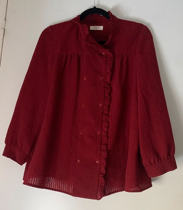 Chemise Zabou Gaufré Ba&sh Taille 34-36 - photo numéro 7