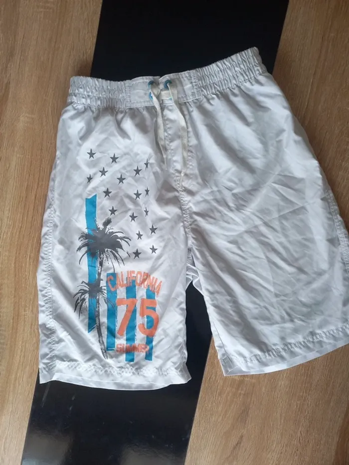 Short blanc homme M - photo numéro 2