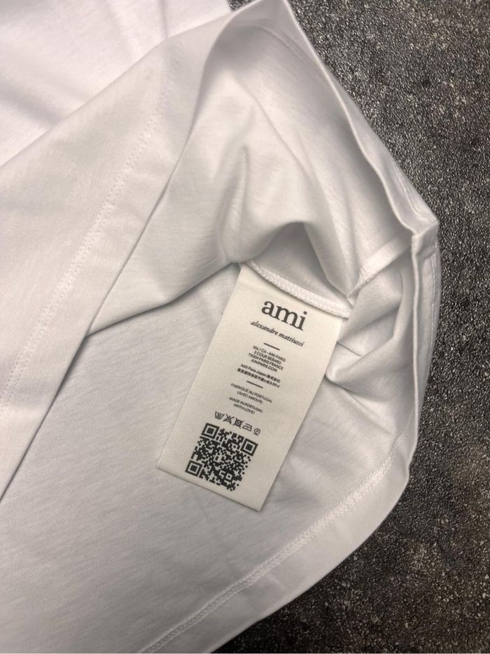 T-shirt blanc Ami de cœur en coton. - photo numéro 6