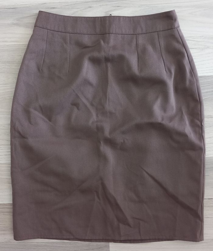 Jupe tailleur marron Pimkie taille 38 - photo numéro 1