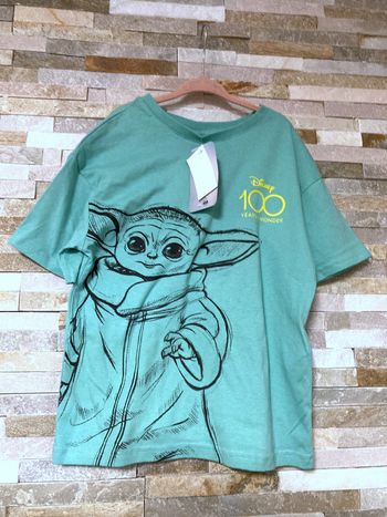 8ans tee shirt yoda neuf