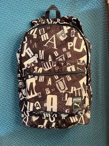 Sac à dos Puma noir « chaud » et blanc