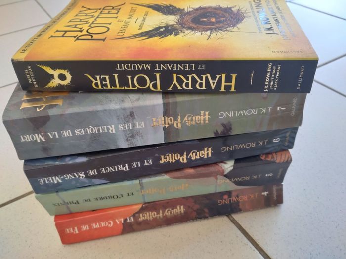 Lot de 5 lives Harry Potter