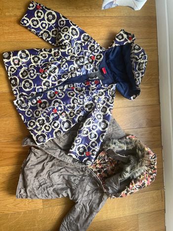 Lot de 2 manteaux pour bébé fille