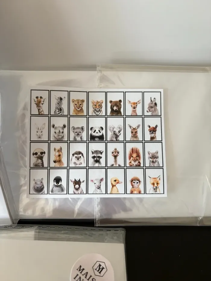 Affiches “Portraits d’Animaux” pour chambre d'enfant - photo numéro 2