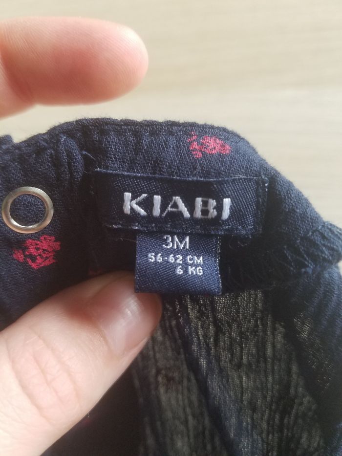 Ensemble fille 3 mois Kiabi salopette - photo numéro 4