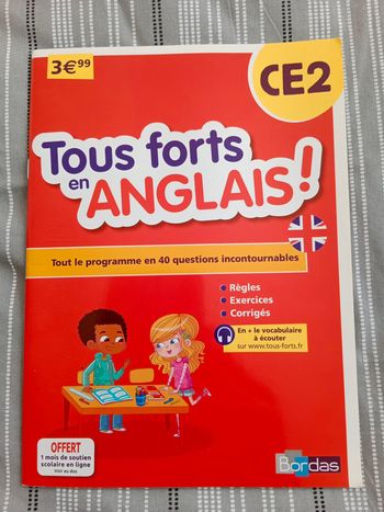 Tous forts en anglais CE2