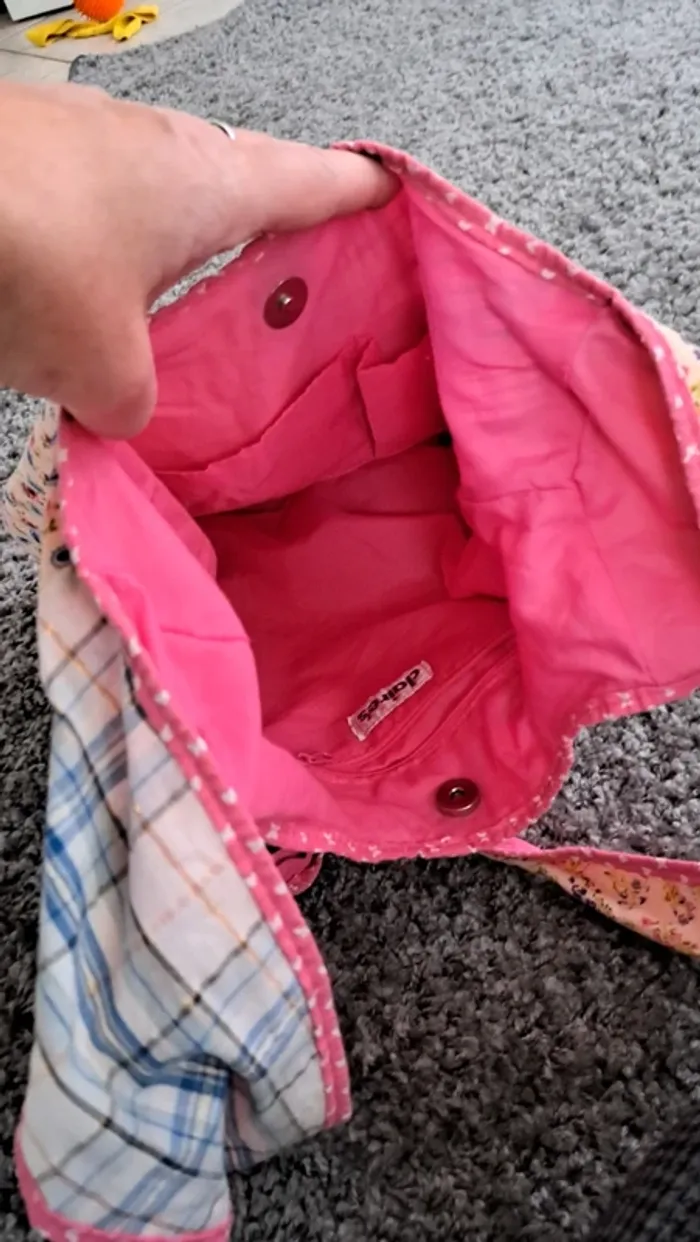 Sac bandoulière en tissu, Claire's - photo numéro 5