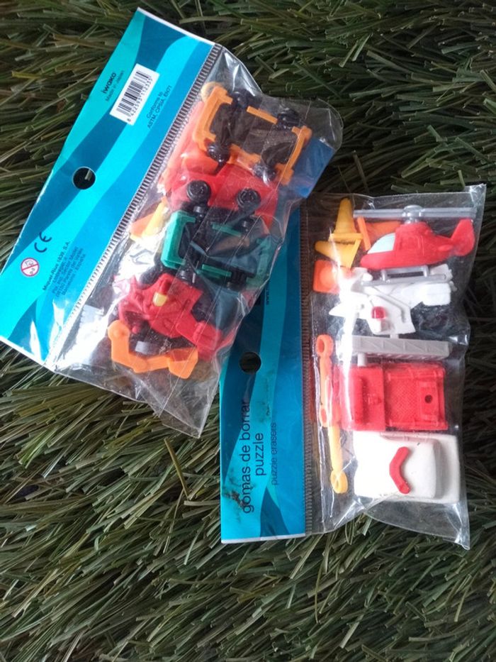 Lot de gommes voiture