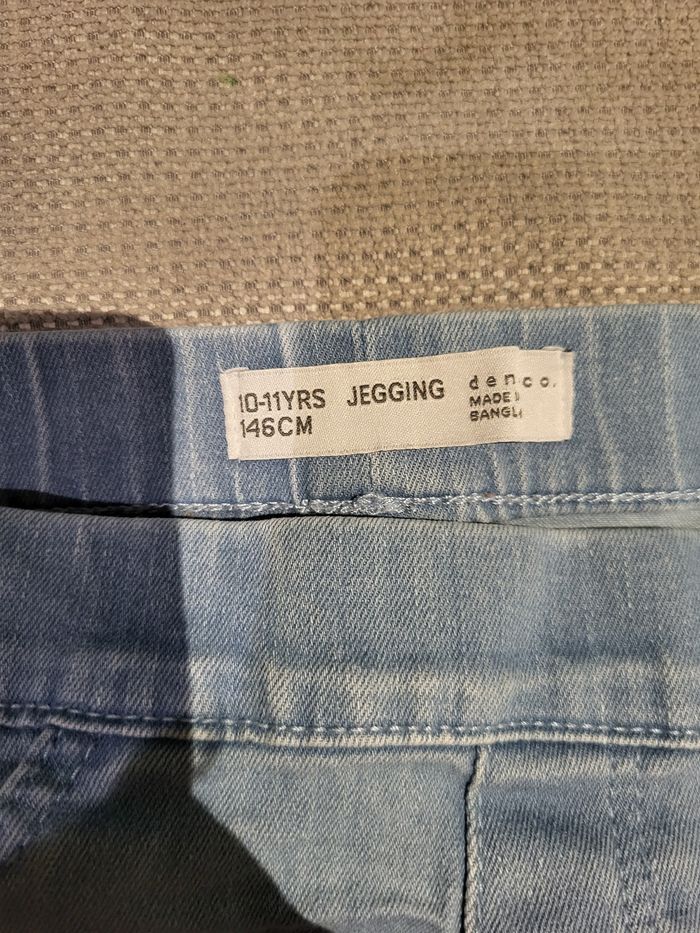 Jeans jegging fille 10-11 ans denim - photo numéro 3