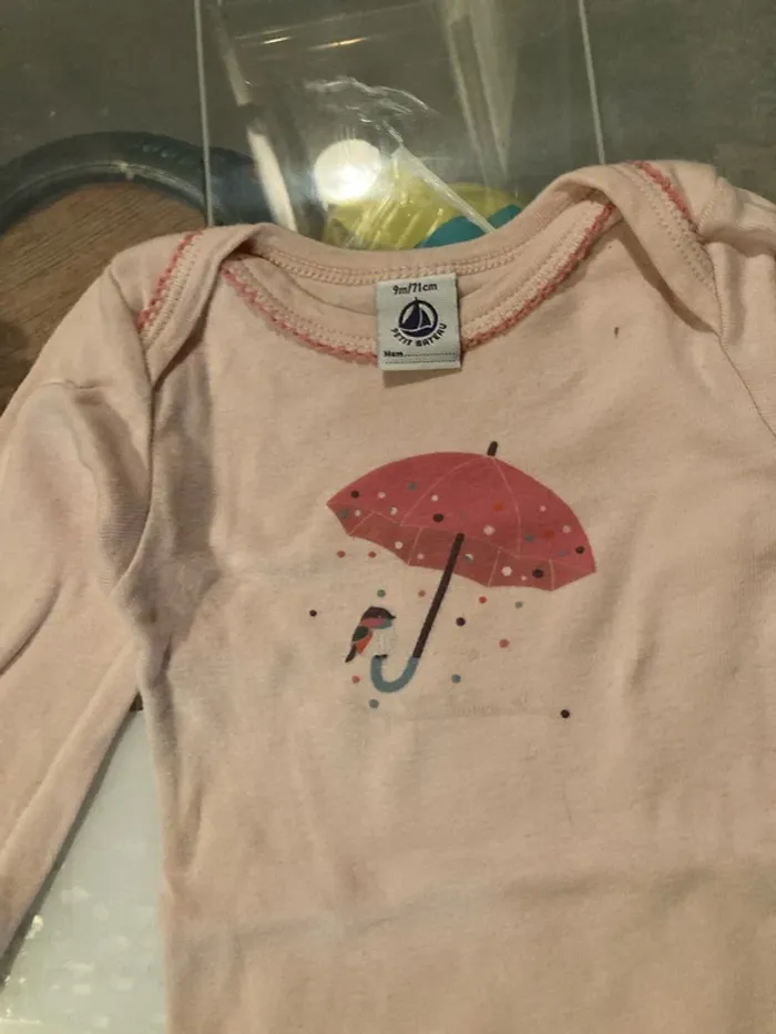 Bodie manches longues, petit bateau,9 mois - photo numéro 2