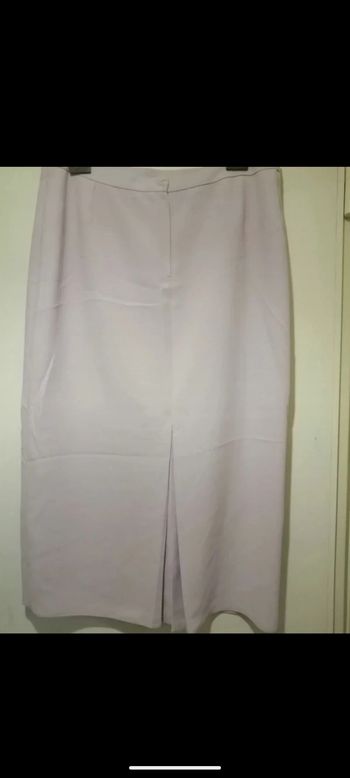 Magnifique jupe vintage longue lilas Mésange. Taille 52