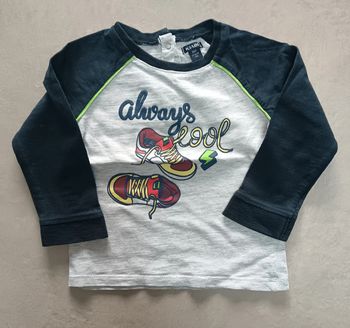 Tee shirt manches longues kiabi 18 mois always cool