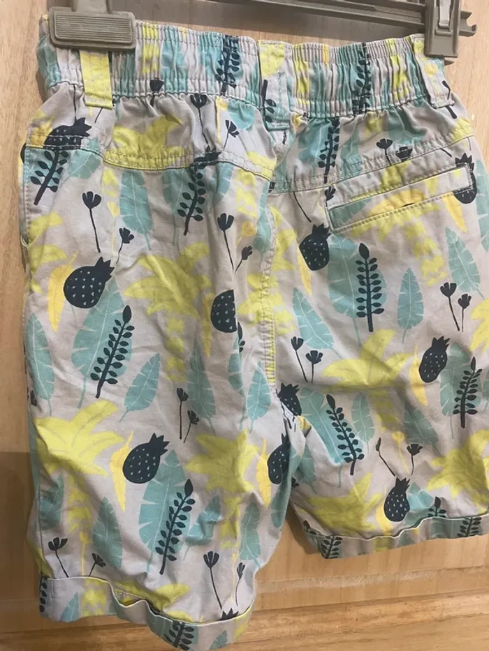 Short garçon Orchestra – 4 ans – imprimé tropical. -50% par lot - photo numéro 4