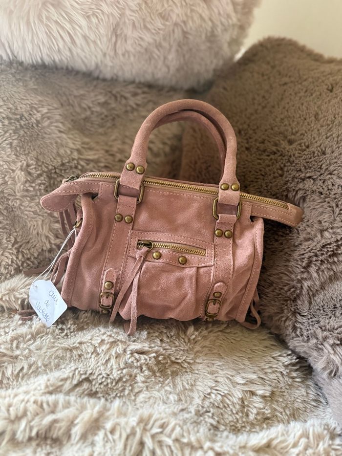 Sac à main vieux rose - photo numéro 4