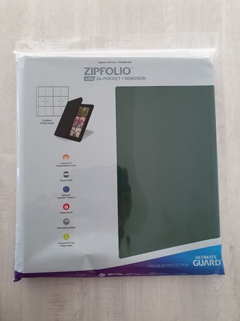 Portfolio Ultimate Guard Zipfolio Xenoskin 480 Vert