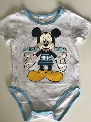 Body Mickey motif ancre 18M
