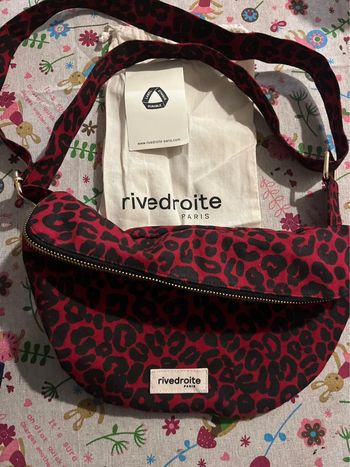 Sac Banane rive droite rouge