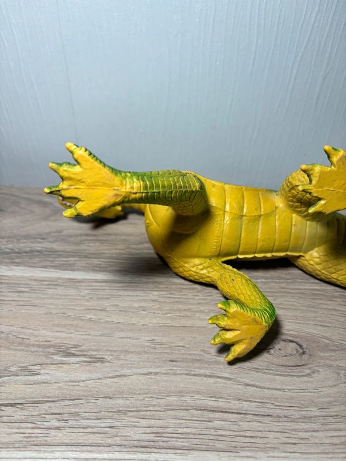Monstre hydre vintage jouet figurine Conan le Barbare Dragon Toy Green/Yellow Delavennat Remco 1984 - photo numéro 7