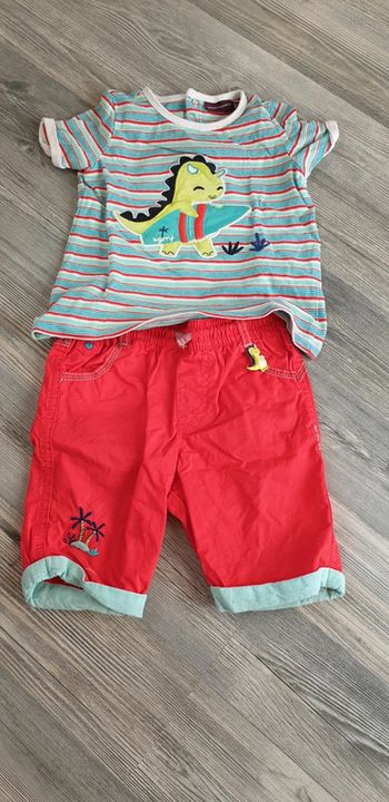 Ensemble short et tee-shirt manche courte