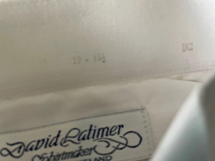 Chemise vintage blanche homme - photo numéro 4