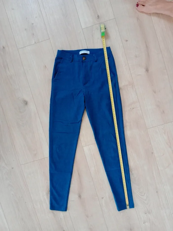 Pantalon femme S stretch bleu  c87 - photo numéro 11