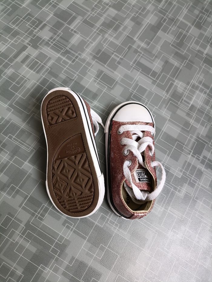 Converse rose glitter - photo numéro 3