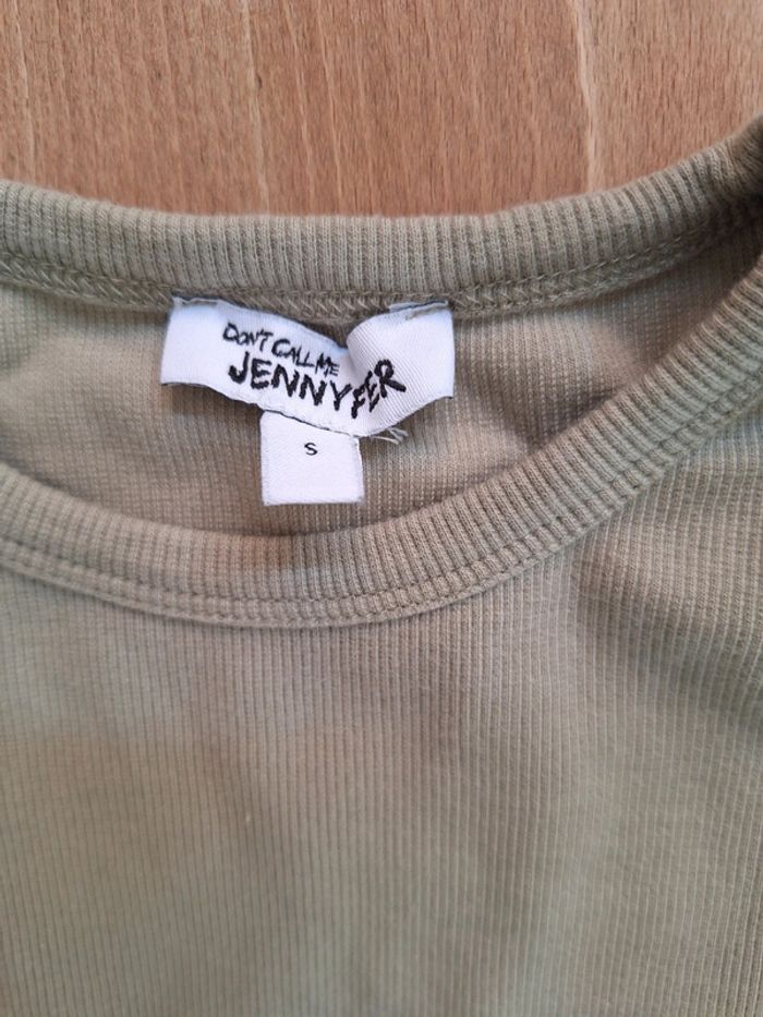 Haut top kaki manches longues Jennyfer S - photo numéro 3