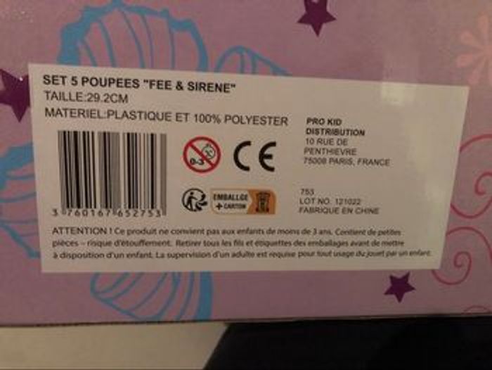 Set de 5 poupées neuves - photo numéro 2