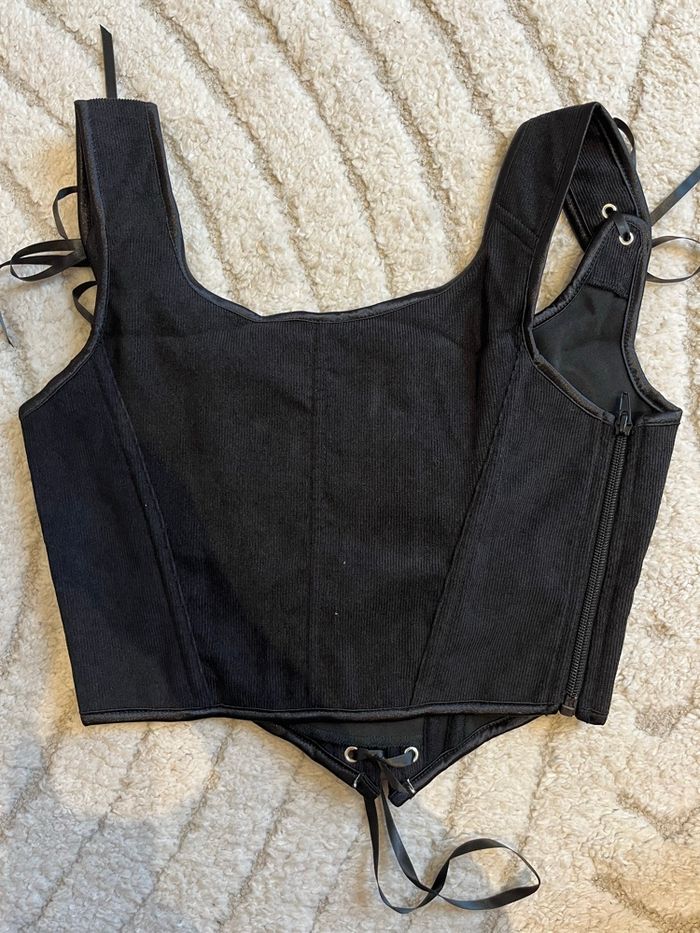 Corset médiéval noir - photo numéro 4