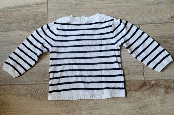 Ensemble pull marinière et jeans taille 18 mois - photo numéro 4