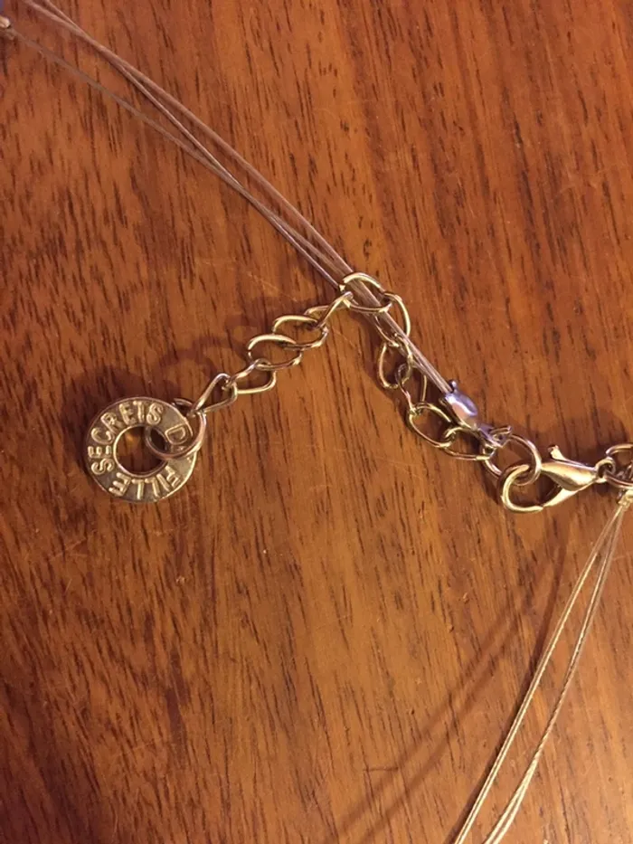 Collier perles bleues - photo numéro 4