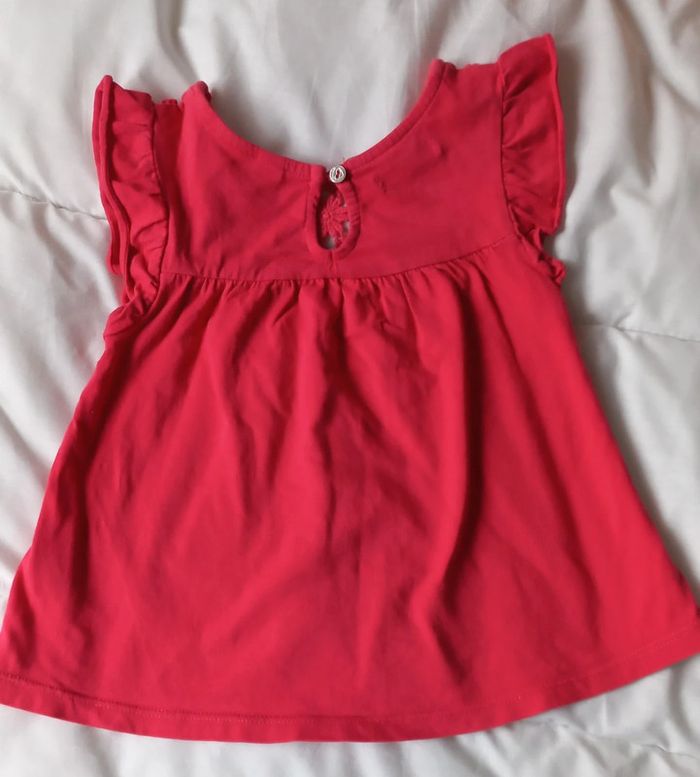 Top sans manche rose okaïdi t4 - photo numéro 5