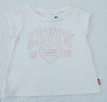 Levi's haut t shirt coeur dentelle 6 mois