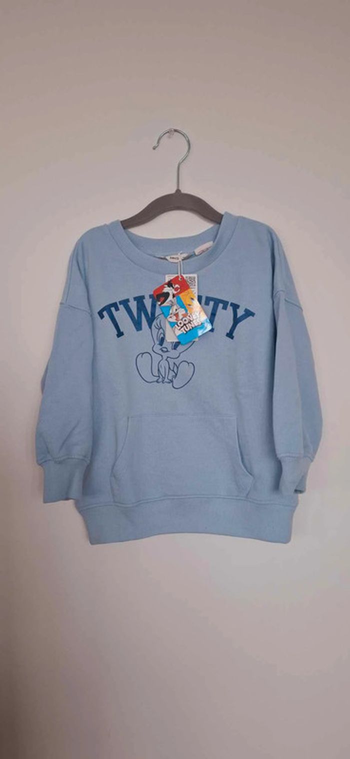 Sweat col rond Tweety - Marque Mango - Taille 5/6 ans