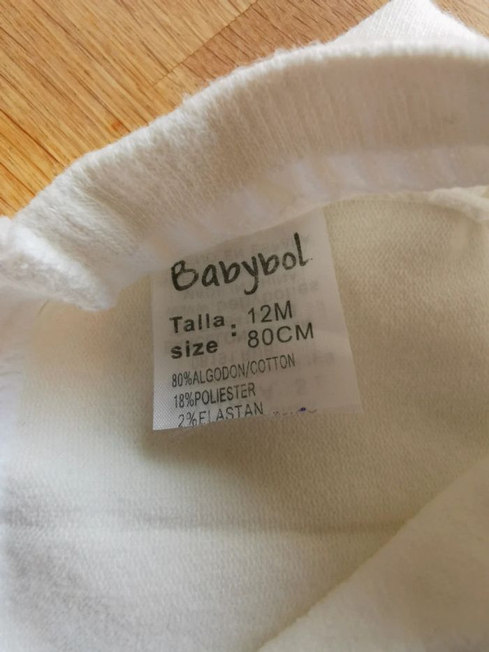 Robe et collants babybol bleue et rouge coton et elastane - photo numéro 12