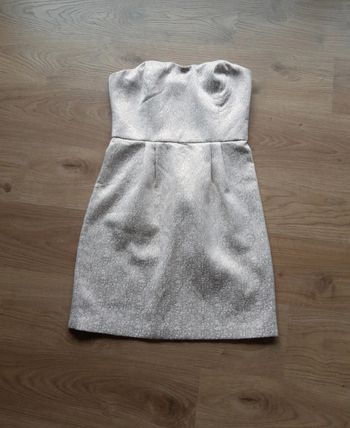 Robe bustier rose et doré