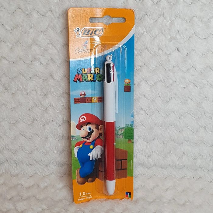 Stylo bic collection super mario quatre couleur - photo numéro 3
