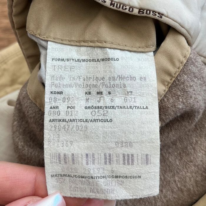 Manteau/parka/trench beige Hugo Bosse pour homme, taille 52 (L) - photo numéro 4